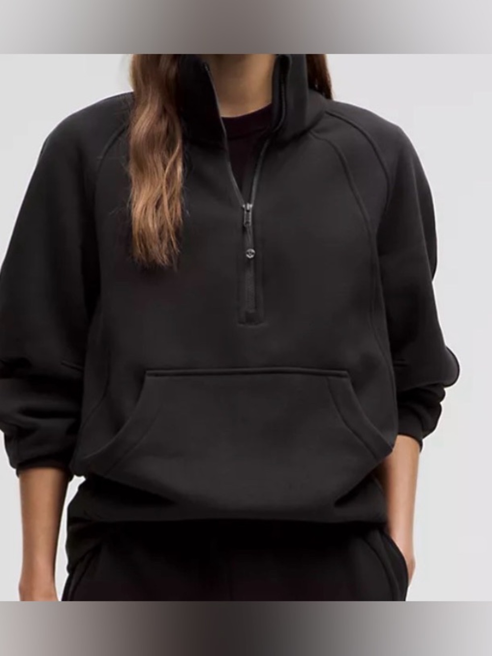 NWT Lululemon Scuba Oversized Funnel-Neck Half Zip, Casual, Comfortable